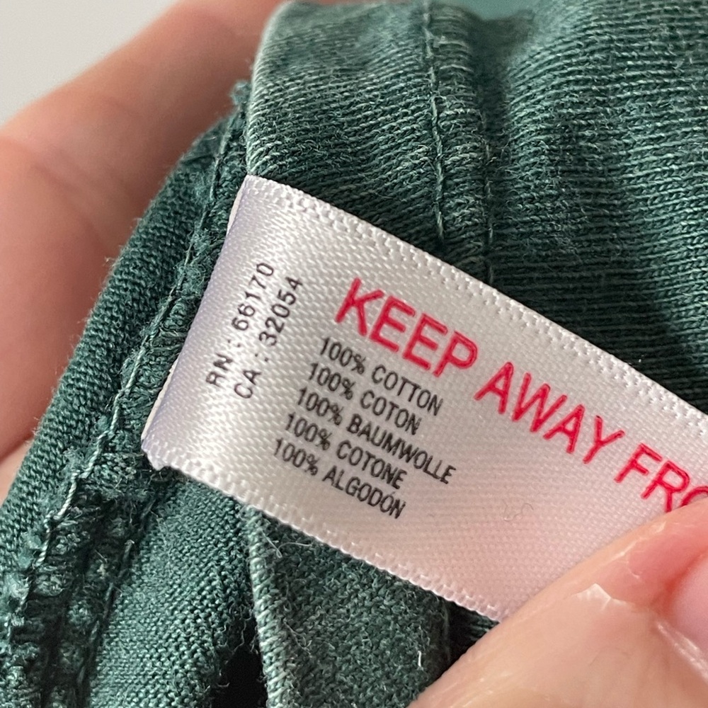 Anthropologie Daily Practice 100% cotton Green Racerback hi-lo dress size Small - Picture 7 of 16